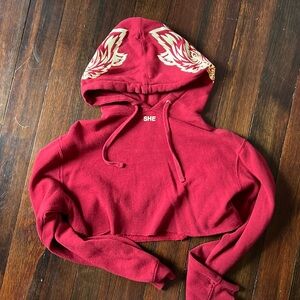 Darc sport SHE crop hoodie
